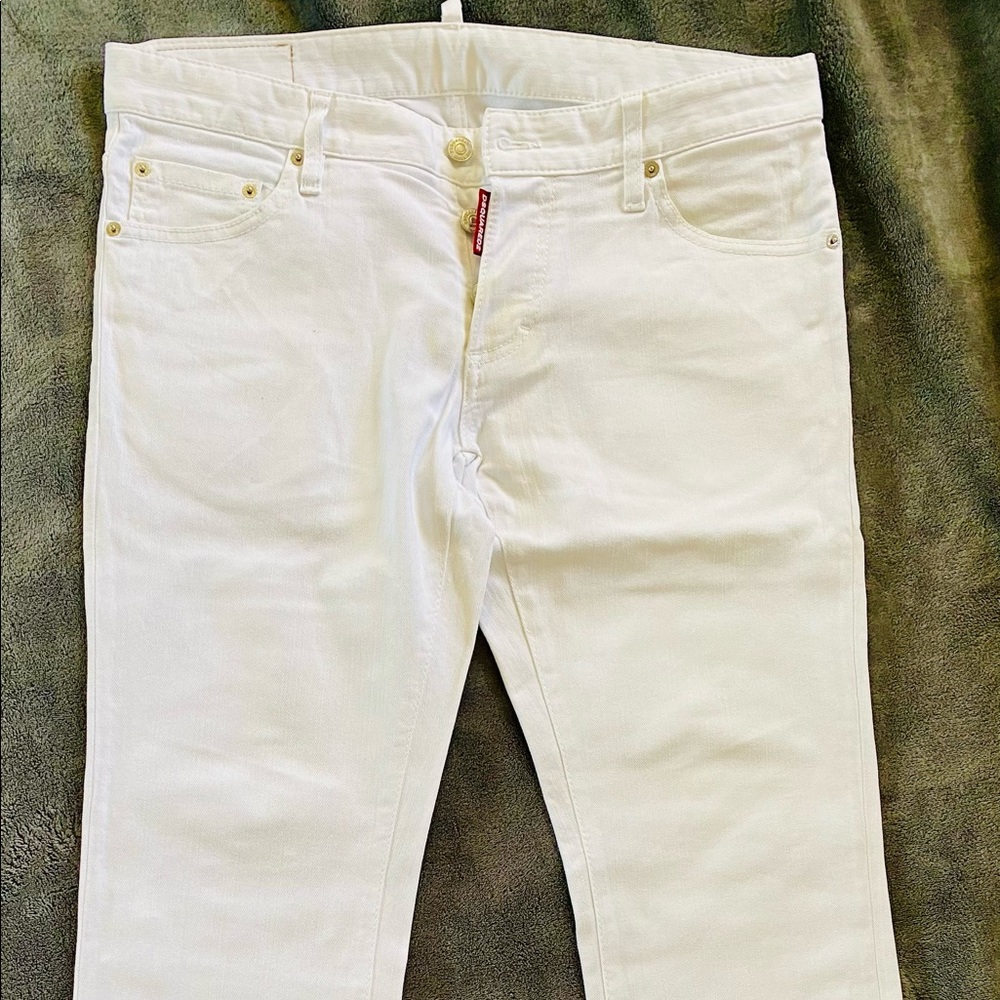 Dsquared2 Mens White Slim Jean - Picture 2 of 12